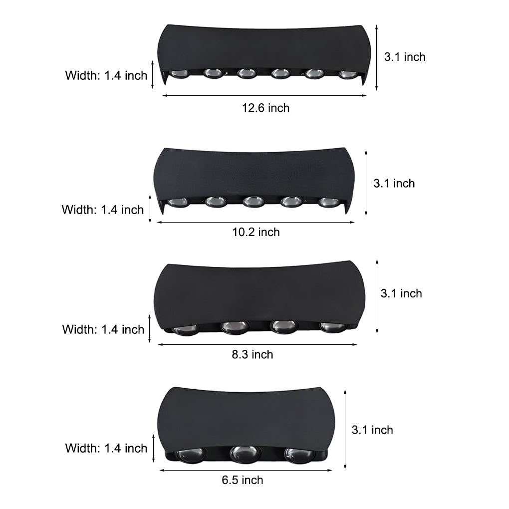 Up and Down Light LED Waterproof Creative Modern Wall Washer Lights - Lumpaz