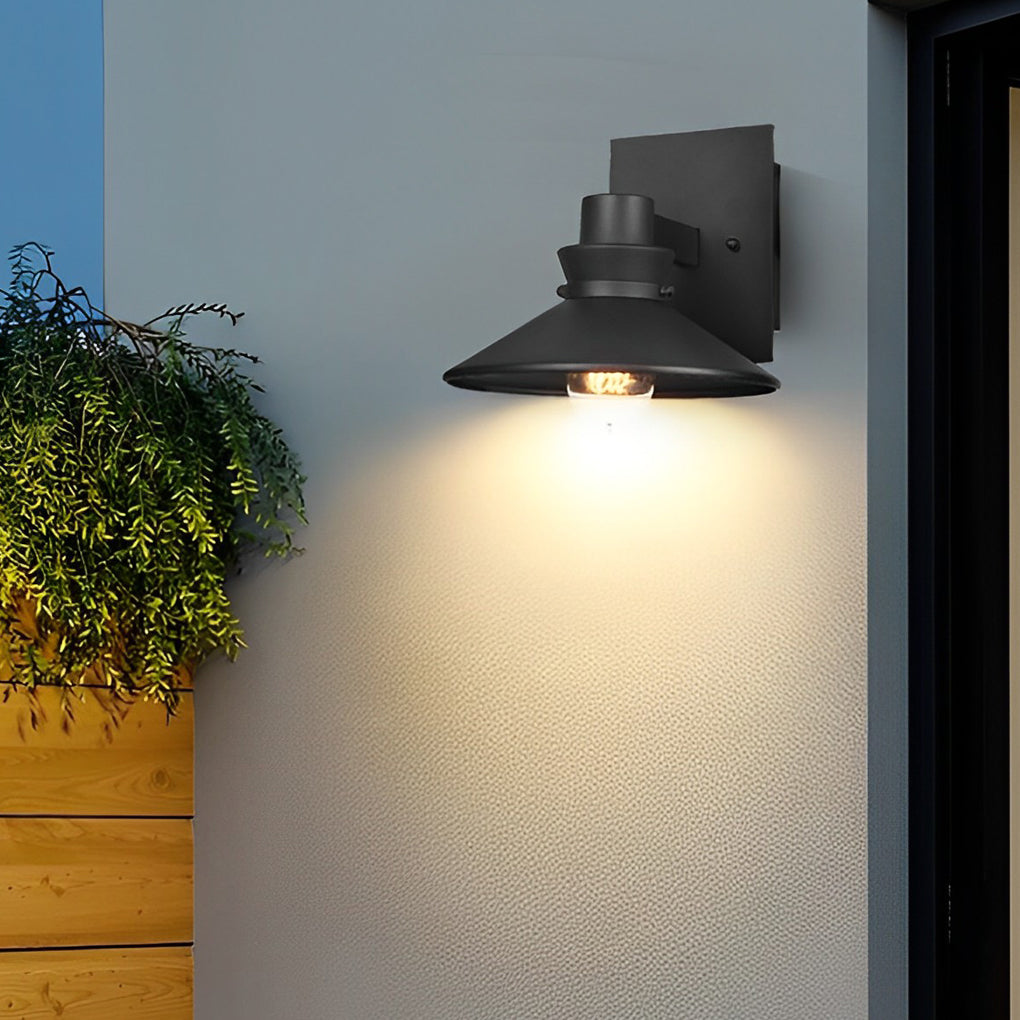 Minimalist Waterproof Black European-style Wall Lamp Exterior Lights - Lumpaz