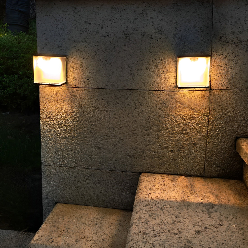 Square Intelligent Motion Sensor LED Waterproof Solar Outdoor Lights - Lumpaz