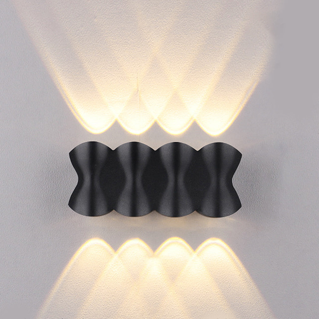 Creative LED Up and Down Lights Waterproof Modern Outdoor Wall Lamp - Lumpaz