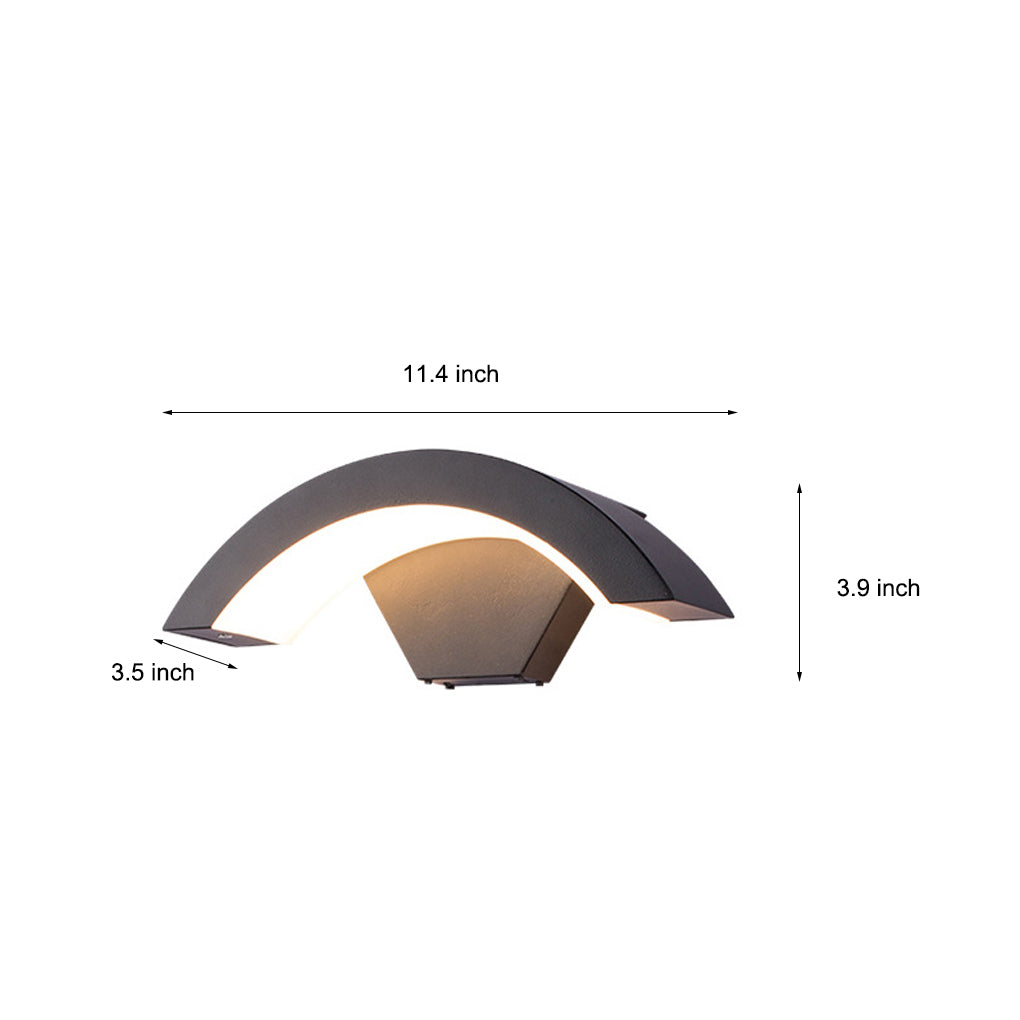 Limited Offer Curved Wall Sconce Outdoor Waterproof LED Wall Lamp - Lumpaz