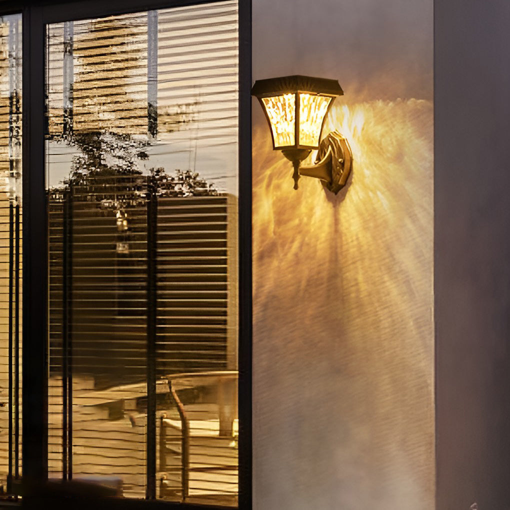 Waterproof LED Smart Touch Switch Modern Outdoor Plug in Wall Sconce Lighting - Lumpaz