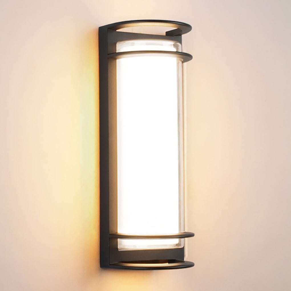 Outdoor Waterproof Double-layer Lampshade Gate Column Exterior Wall Sconces - Lumpaz