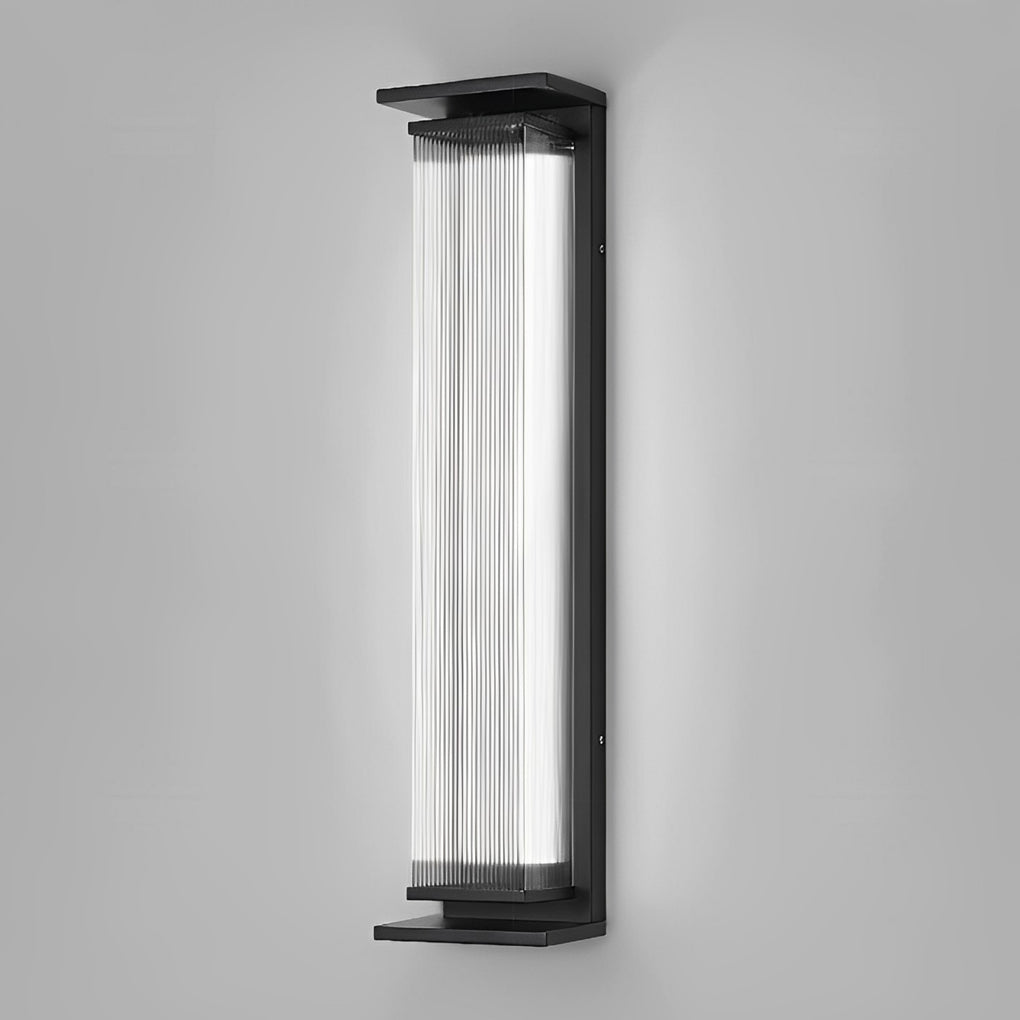 Creative Strip Waterproof Black Modern LED Wall Lamp Outdoor Wall Lights - Lumpaz
