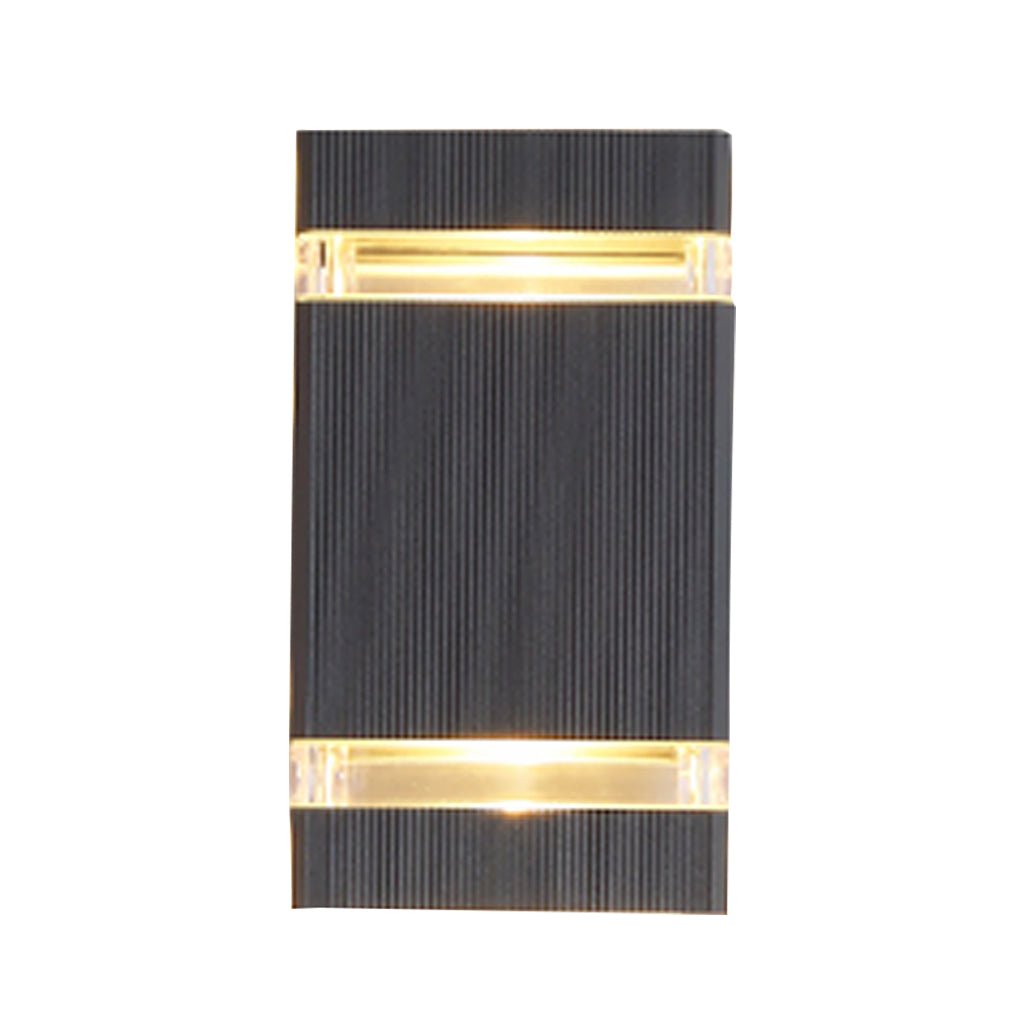 Square Round Waterproof Up And Down Lighting LED Modern Wall Sconces - Lumpaz