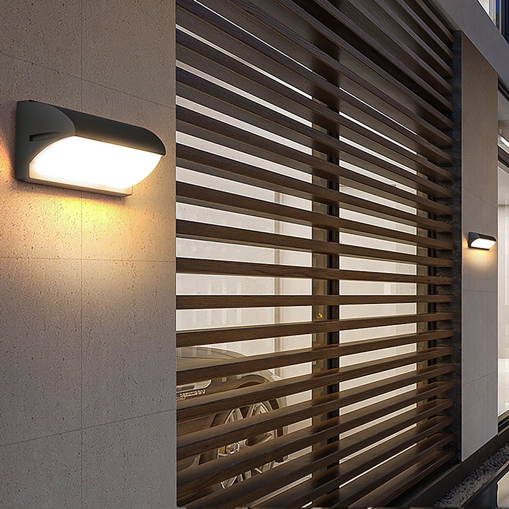Modern Minimalist LED Waterproof Wall Light for Outdoor Villa Courtyard Balcony - Lumpaz