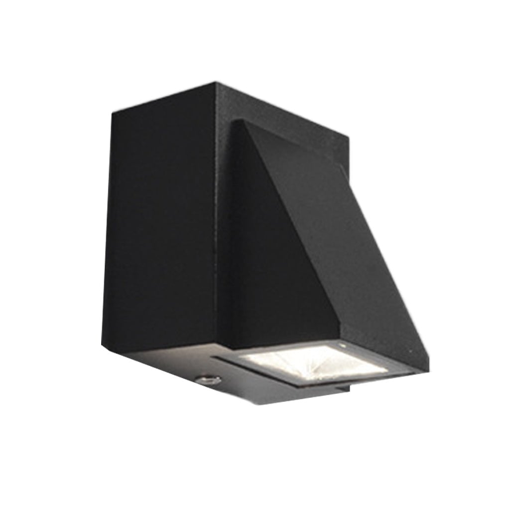 Waterproof LED Up And Down Lighting Black Modern Outdoor Wall Lights - Lumpaz