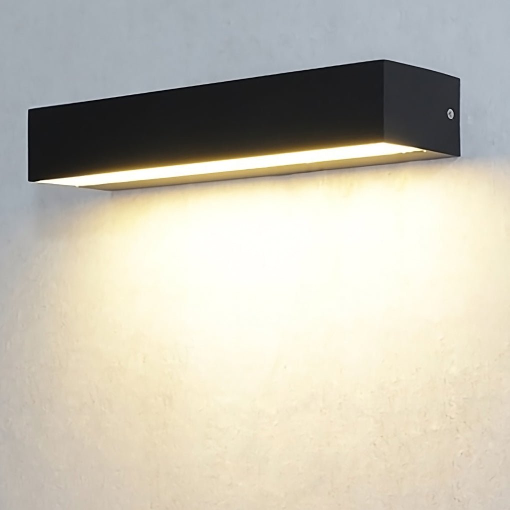 Minimalist Rectangle Outdoor Waterproof Villa Courtyard Garden LED Wall Lamp - Lumpaz
