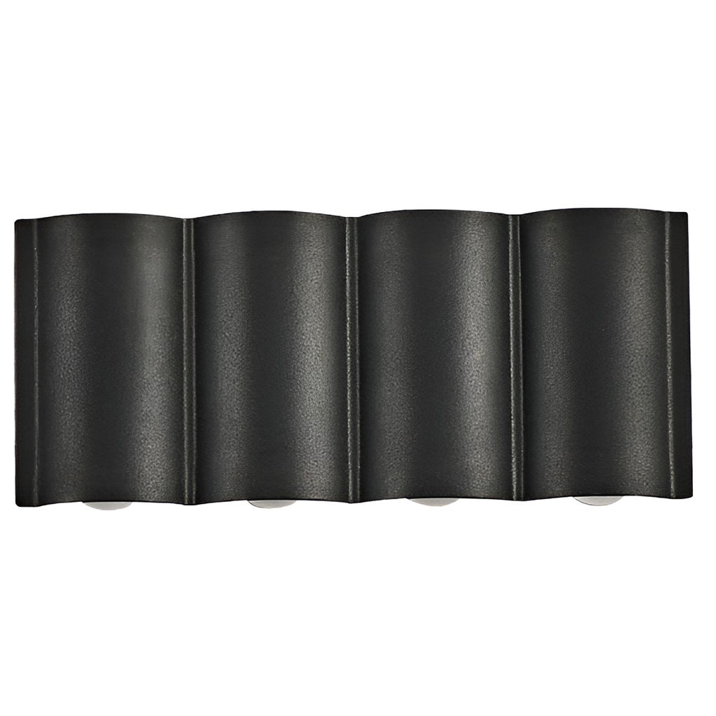 Creative Wave Arc Design Up and Down Lights LED Outdoor Wall Lights Wall Sconces Waterproof - Lumpaz