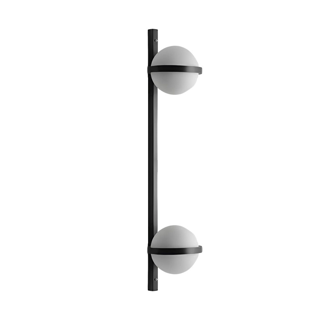 Creative Flowerpot Ball Waterproof LED Black Modern Outdoor Wall Light - Lumpaz