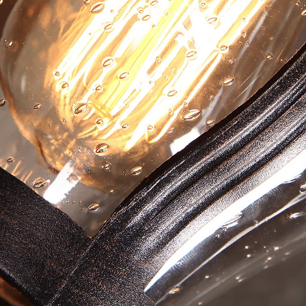 Retro Creative Waterproof Bubbles Glass Vintage Outdoor Wall Lights - Lumpaz