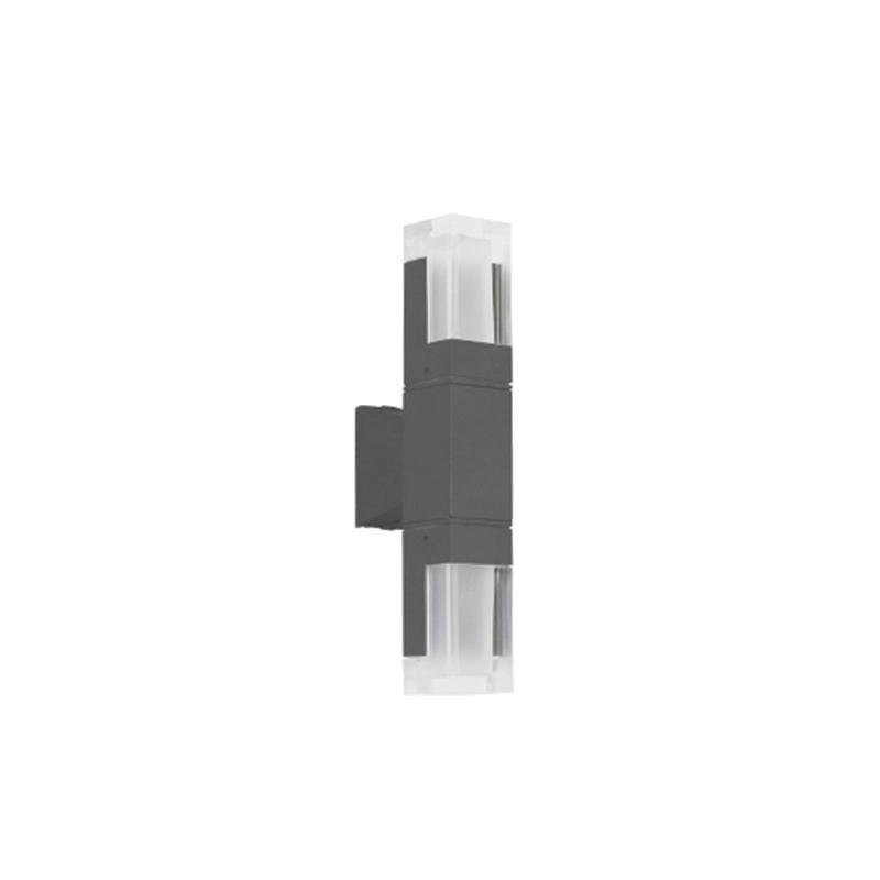 Square Up and Down Lighting LED Waterproof Modern Outdoor Wall Lights - Lumpaz