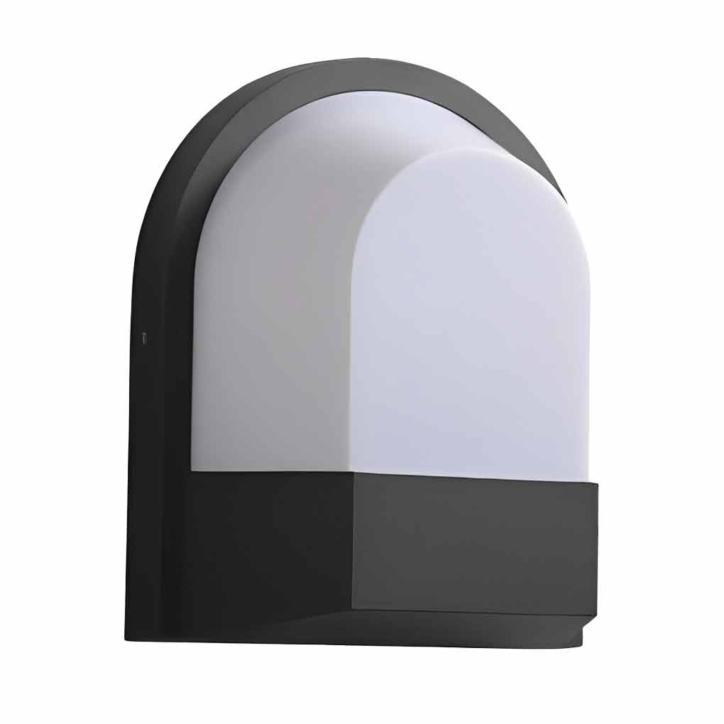 Minimalist Waterproof LED Dark Gray Modern Outdoor Wall Lamp Exterior Lights - Lumpaz
