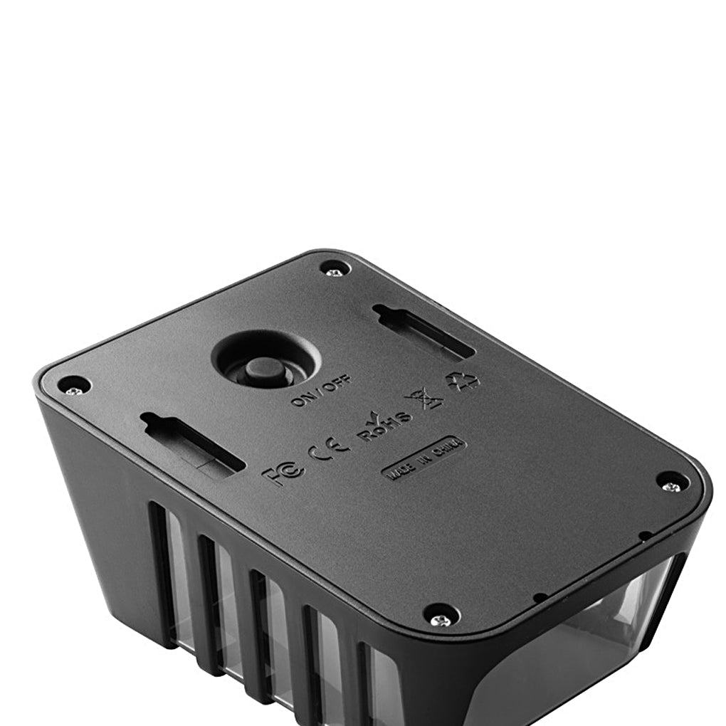 Waterproof Intelligent LED Black Modern Solar Outdoor Wall Lights - Lumpaz
