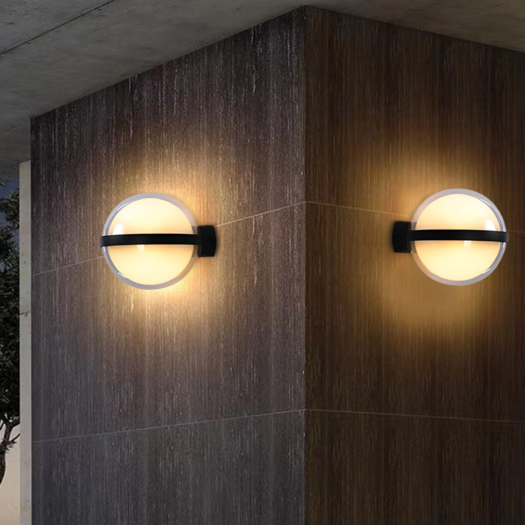 Creative Round Up and Down Light LED Waterproof Outdoor Wall Lamp - Lumpaz