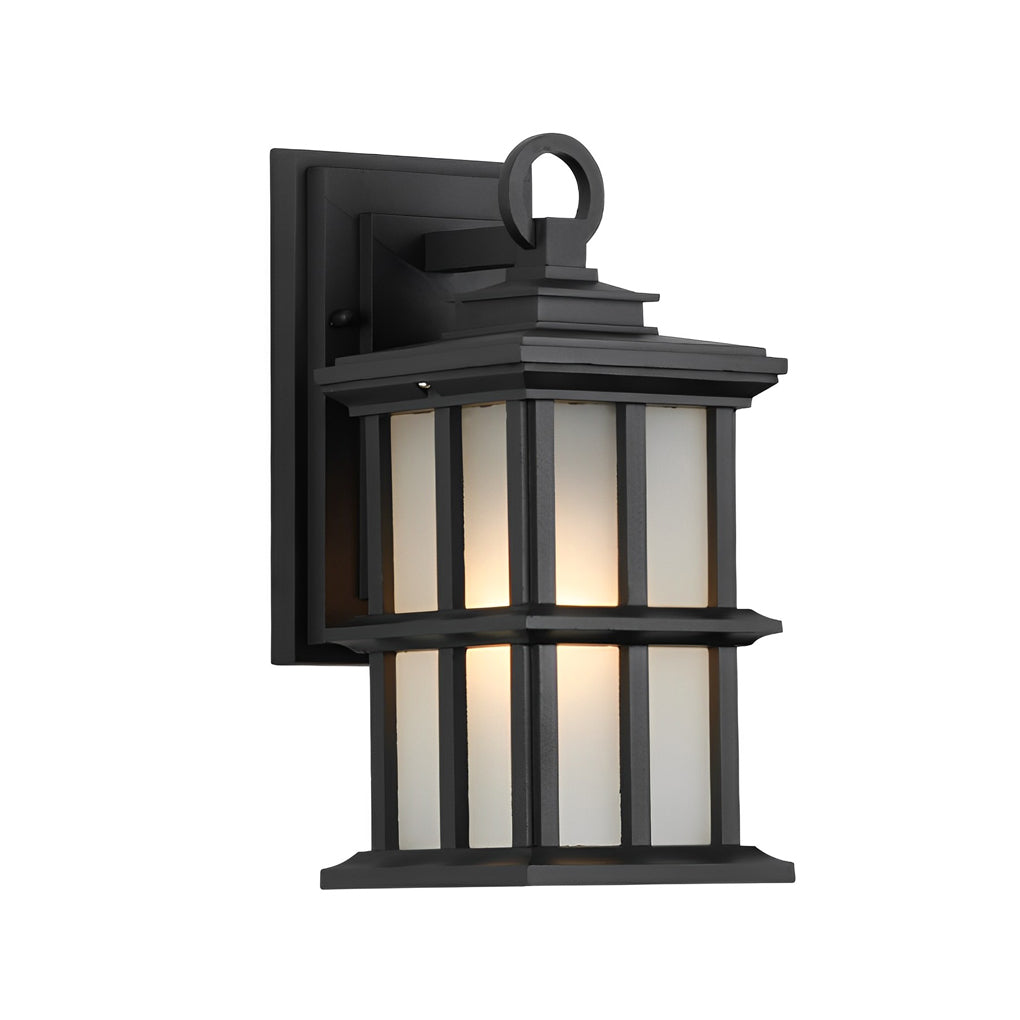 Outdoor Waterproof Aluminum Black European Style Exterior Wall Lights - Lumpaz