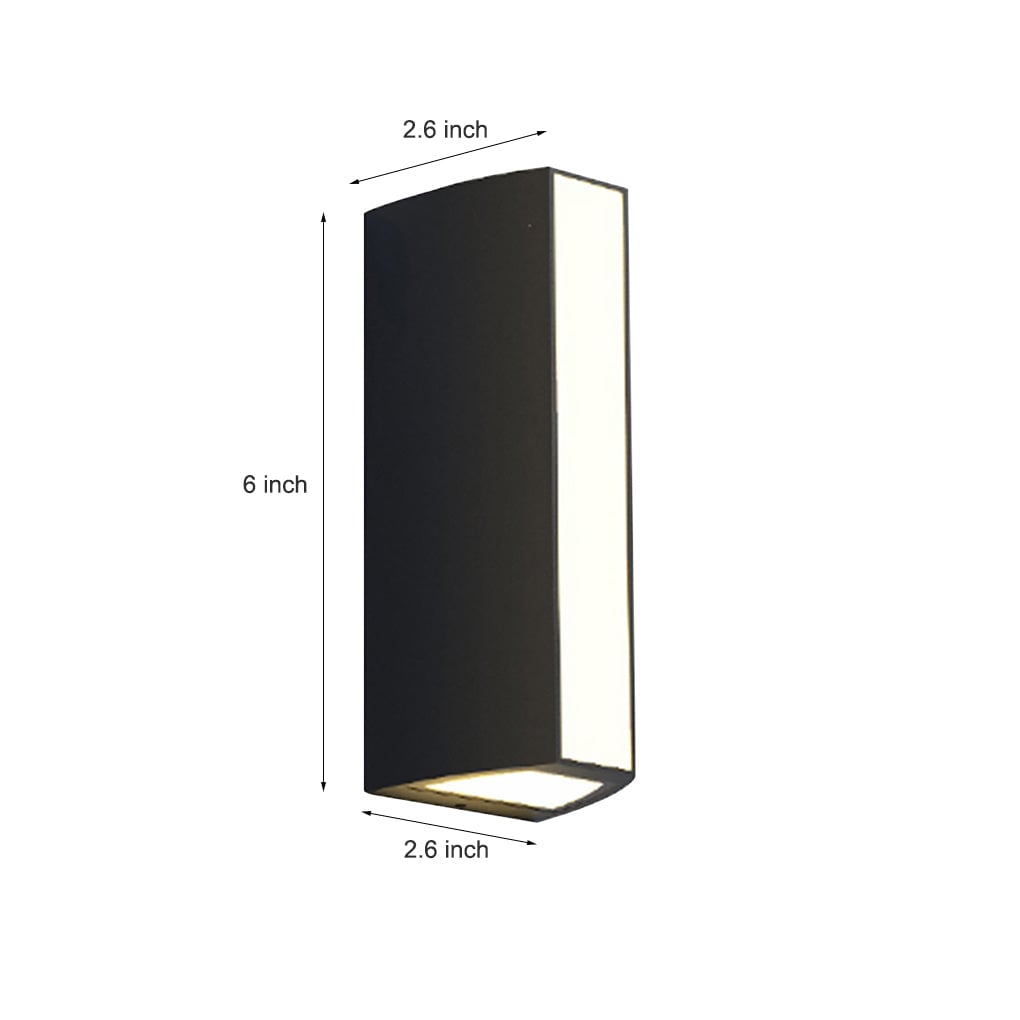 Outdoor Waterproof LED Exterior Wall Lights for Courtyard Garden Fence Decorative - Lumpaz