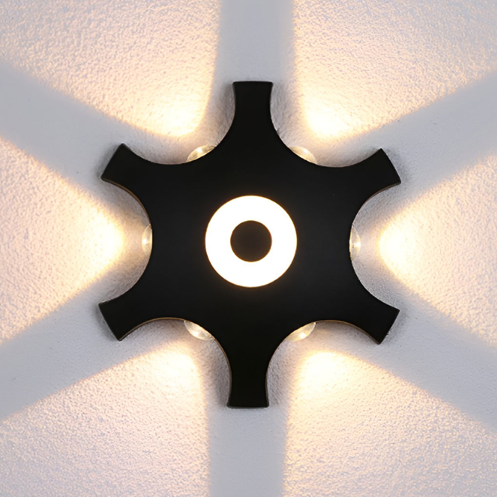 Flower Shaped LED Waterproof Nordic Wall Washer Lights Wall Sconces Lighting - Lumpaz
