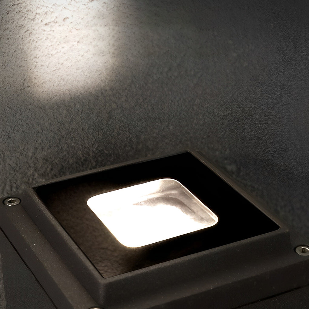Up Down Lighting LED Outdoor Waterproof Black Modern Wall Washer Light - Lumpaz