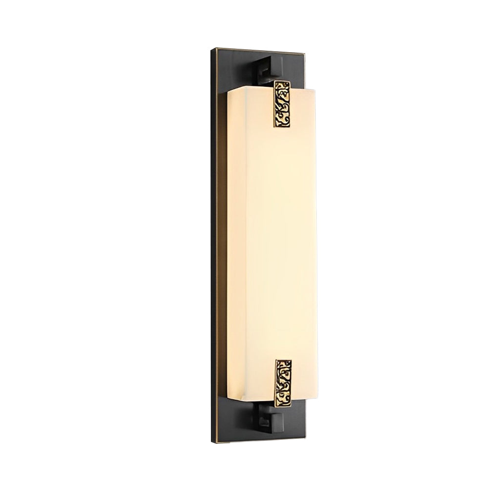 Outdoor Waterproof LED Copper Retro Exterior Wall Lights Sconces Lighting - Lumpaz