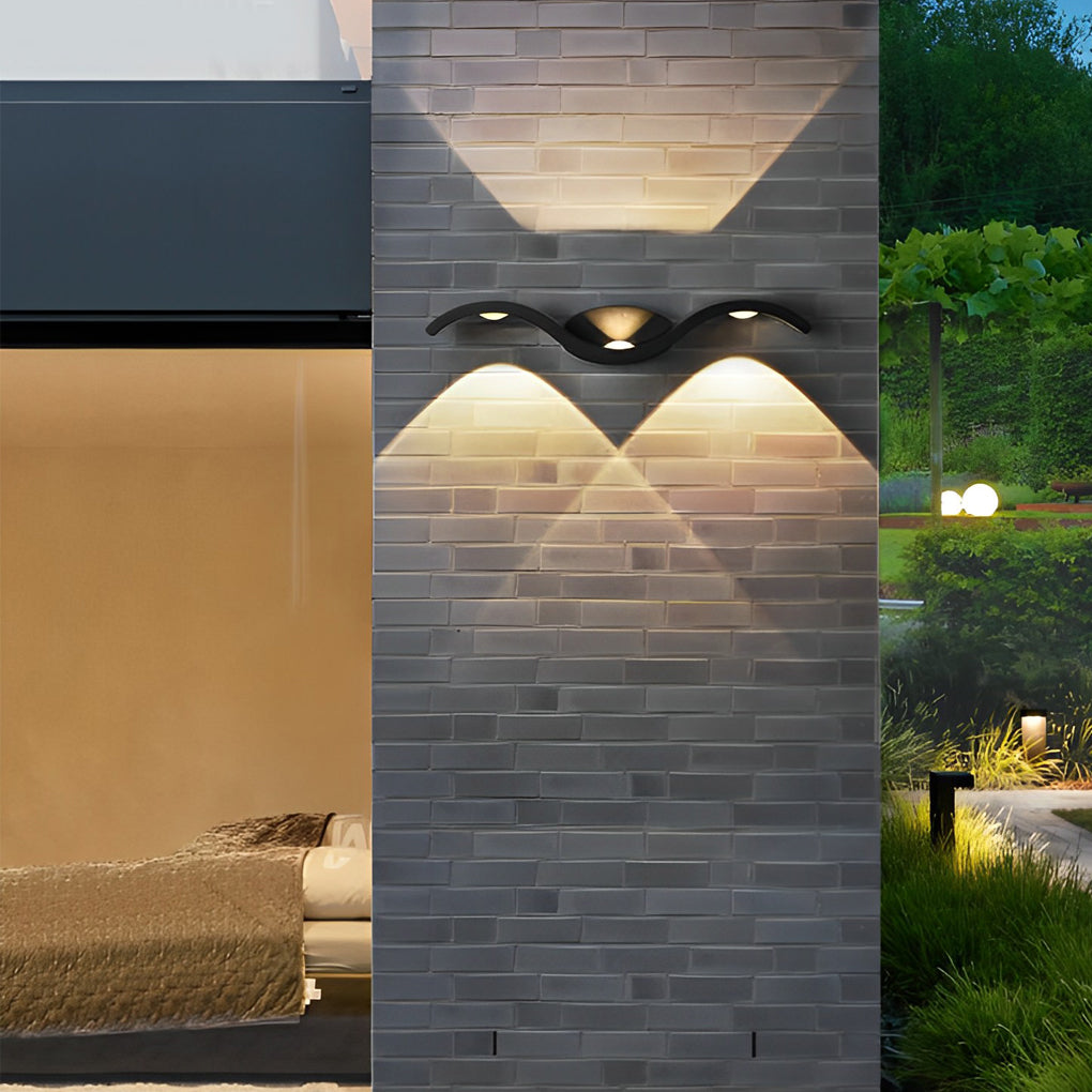 Seagull Creative Waterproof Up Down LED Lighting Outdoor Wall Lights - Lumpaz