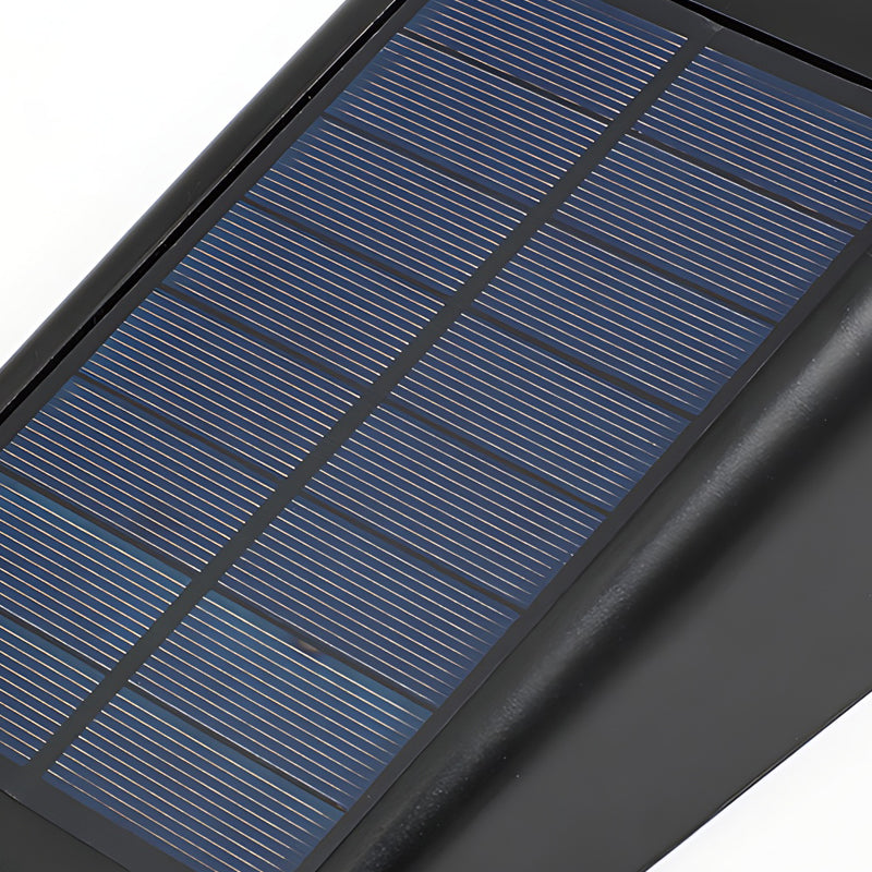 90° Adjustable Intelligent LED Waterproof Black Modern Solar Wall Lights - Lumpaz