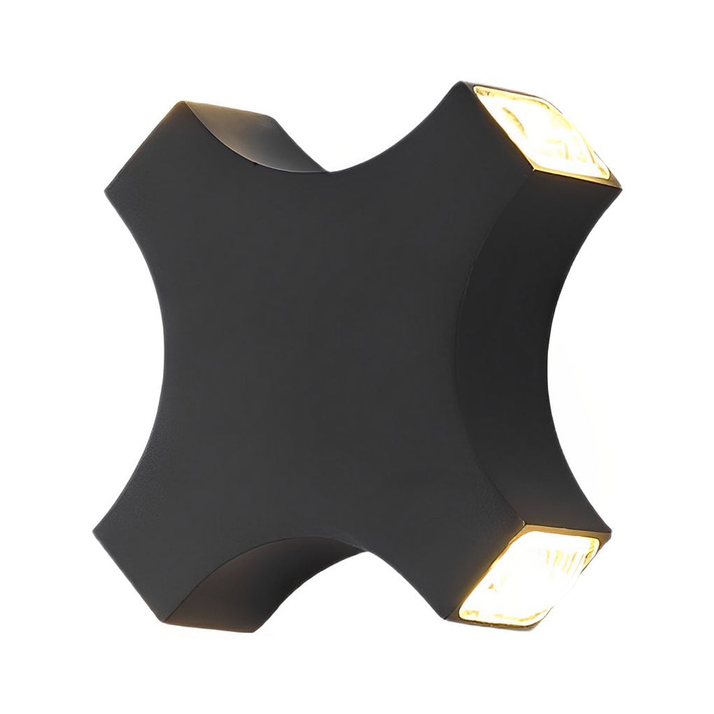 Creative Starlight Decorative LED Waterproof Black Modern Wall Lamp - Lumpaz