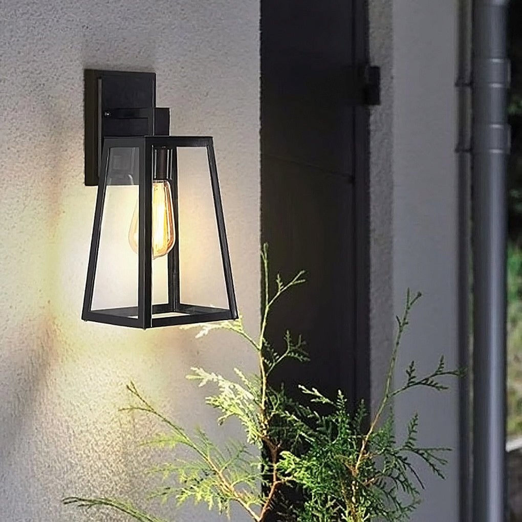 Vintage Industrial Style Glass Sconce Waterproof Outdoor Wall Lights Wall Lamp - Lumpaz
