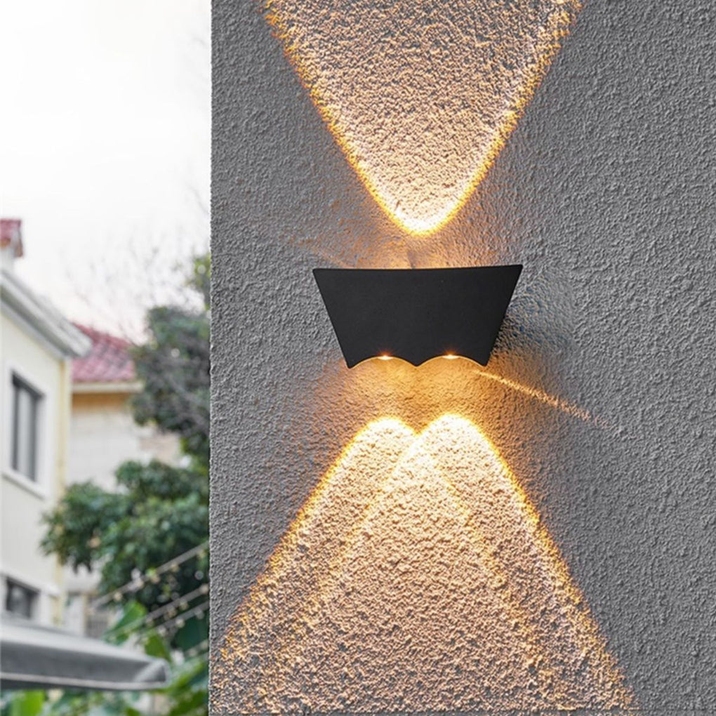 Creative Up and Down Lighting LED Waterproof Black Wall Washer Lights - Lumpaz