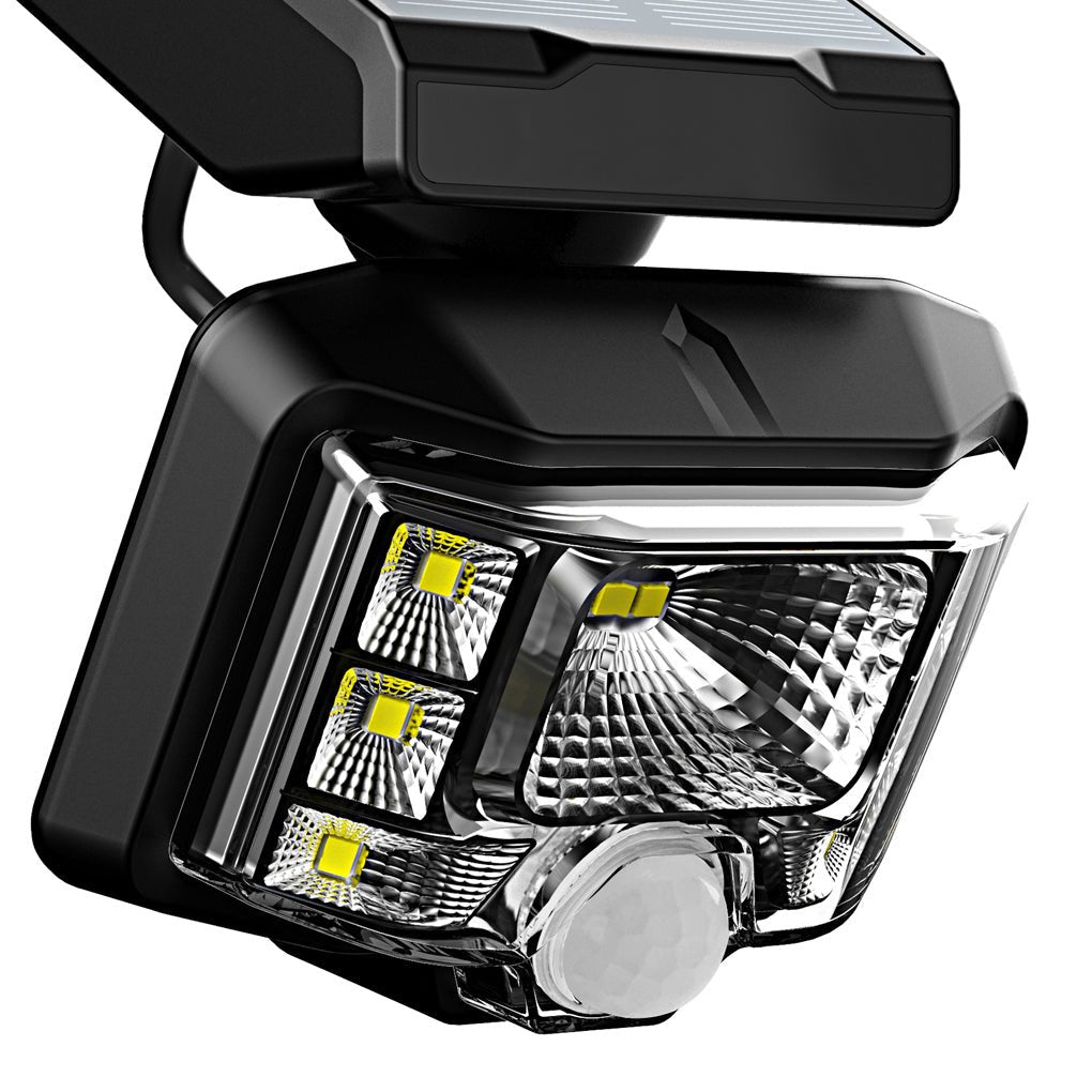 Adjustable Solar Outdoor Wall Lamp LED Spotlight Motion Sensor Wall Lights - Lumpaz