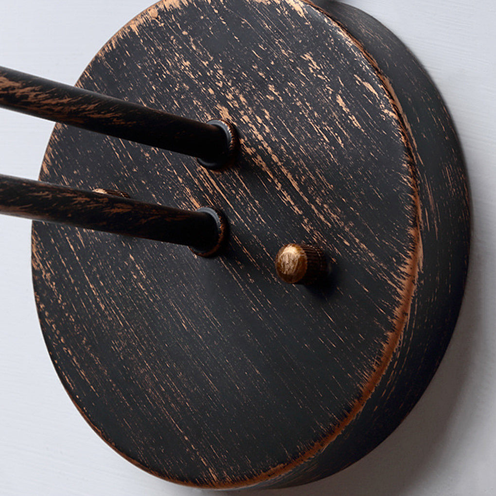 Retro Conical Iron Waterproof Industrial Style Outdoor Wall Lamp Exterior Lights - Lumpaz