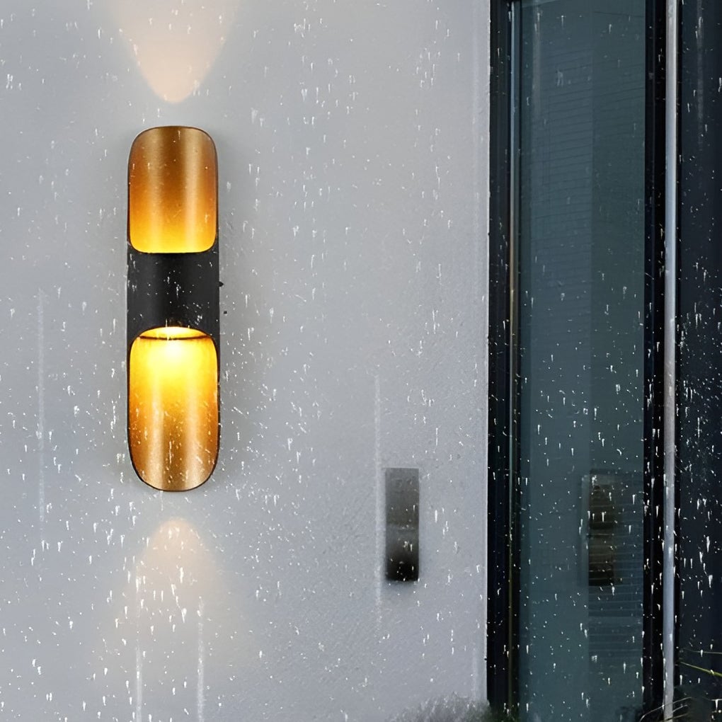 Waterproof Up and Down Lights LED Modern Outdoor Wall Sconces Lighting - Lumpaz