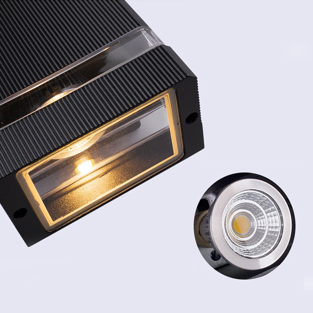 Square Up and Down Lights LED Outdoor Wall Lights Wall Sconce Lighting Wall Lamp - Lumpaz