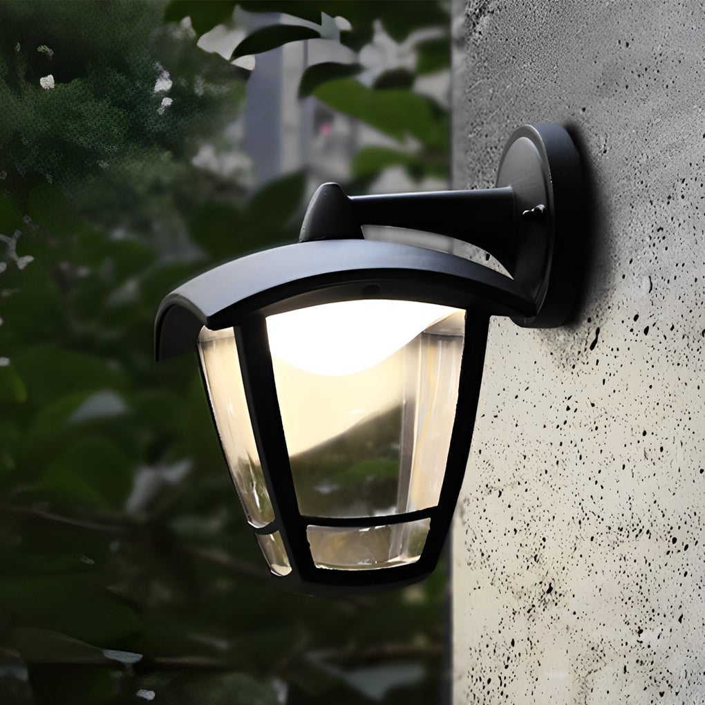 Retro Waterproof Black Vintage Outdoor Wall Lamp Plug in Wall Sconce Lighting - Lumpaz