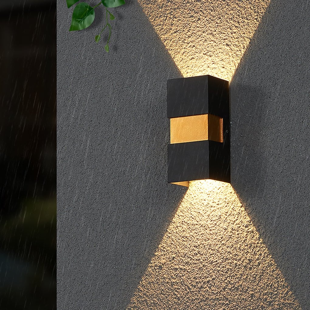 Modern Minimalist Outdoor LED Waterproof Wall Light for Villa Balcony Aisle Lighting - Lumpaz