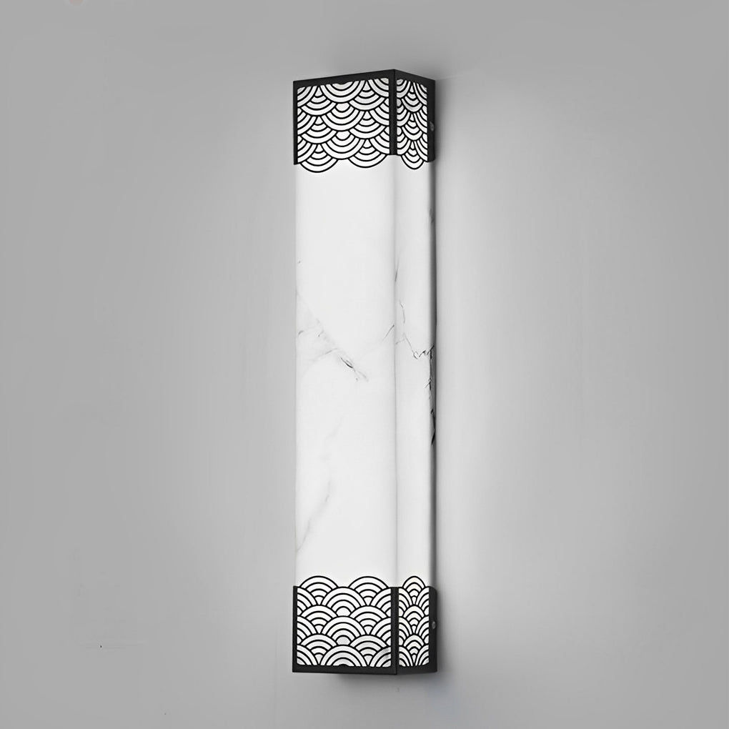 Rectangular Resin LED Waterproof Vintage Outdoor Wall Lights Wall Lamp - Lumpaz