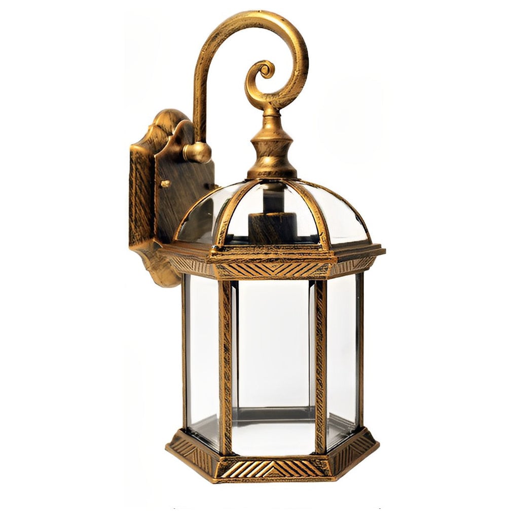 Double-layer Waterproof Glass E27 Vintage Wall Sconce Lighting Wall Lamp - Lumpaz