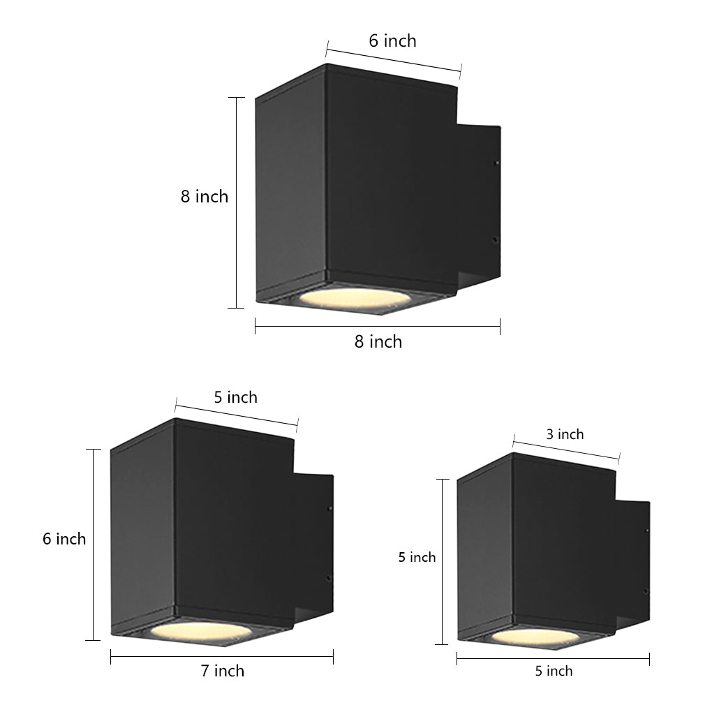 Waterproof LED Exterior Wall Sconces for Villa Outdoor Patio Balcony - Lumpaz
