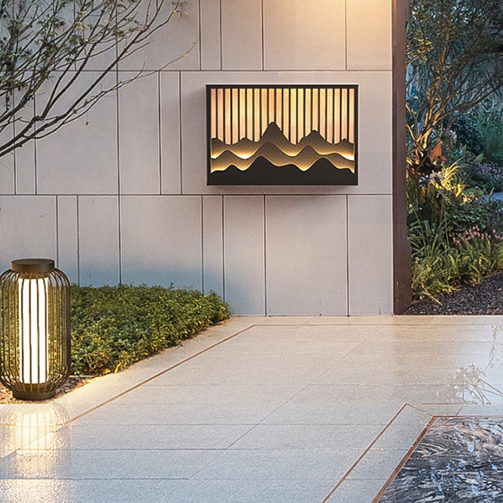 Creative Outdoor Waterproof LED Balcony Garden Light Landscape Wall Sconces - Lumpaz
