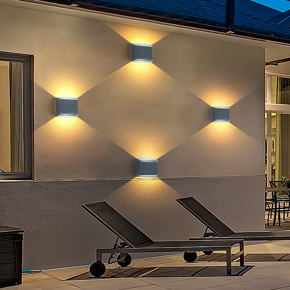 Modern Minimalist Waterproof LED Wall Light for Outdoor Villa Courtyard Garden - Lumpaz