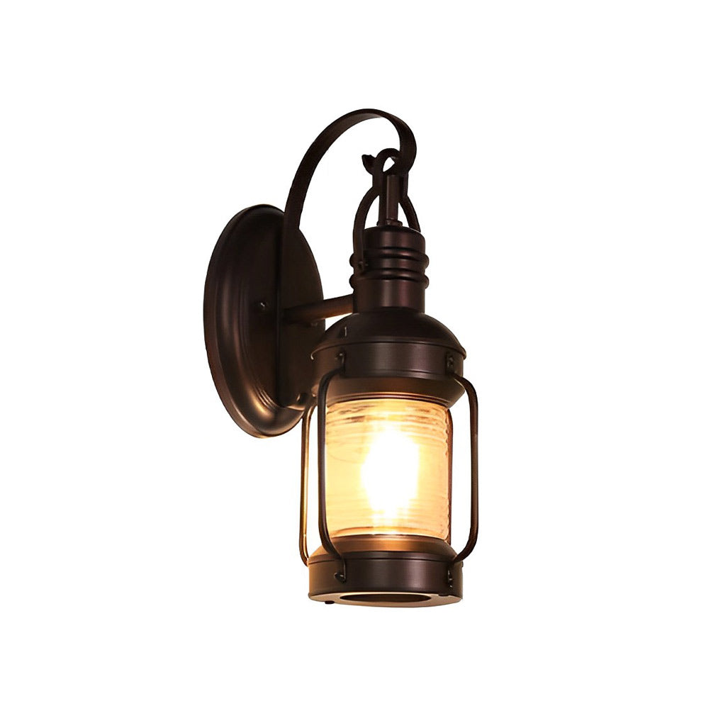 Antique Lantern Aluminum Waterproof LED Outdoor Wall Lamp Lawn Lights - Lumpaz