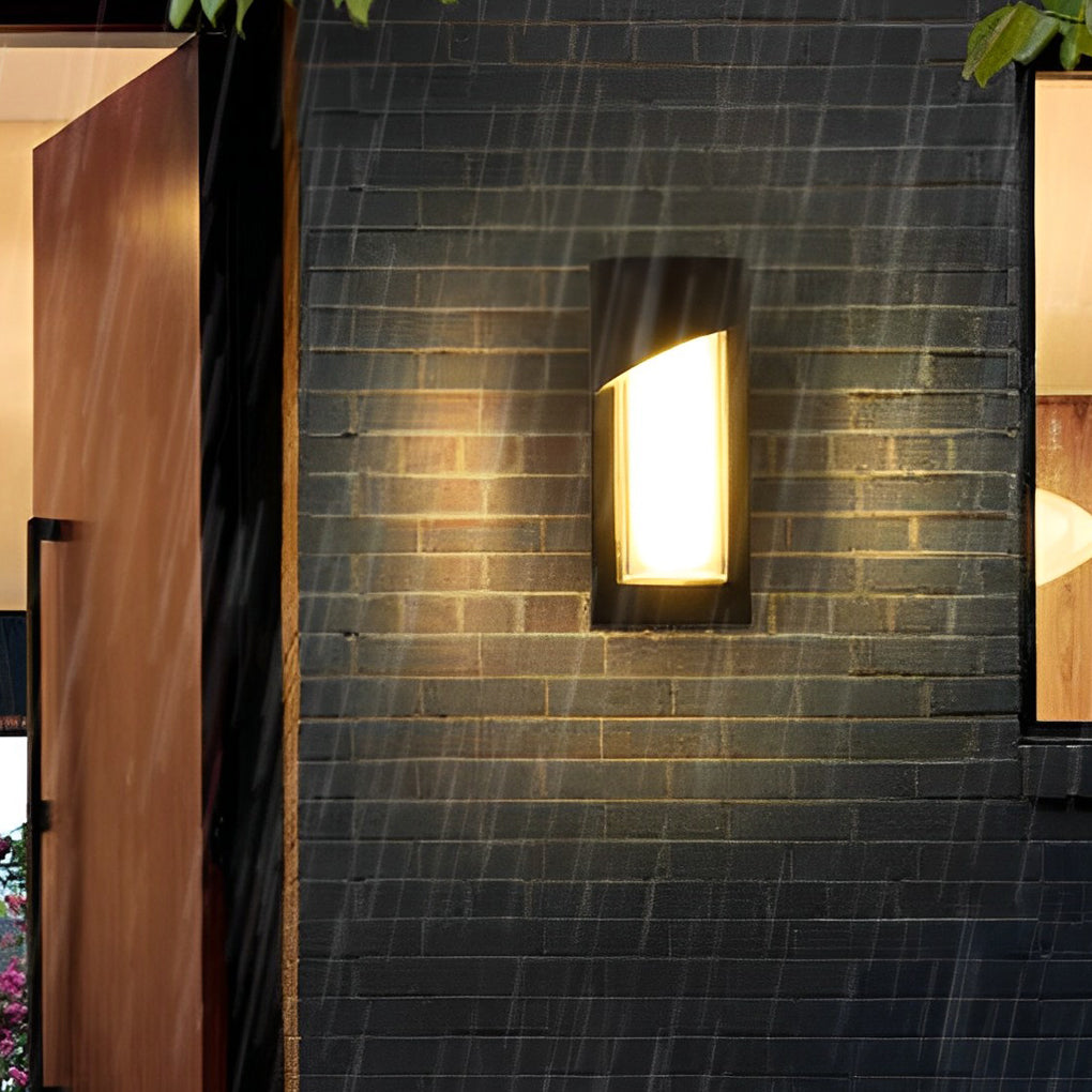 Creative Waterproof LED Black Modern Outdoor Wall Lamp Exterior Lights - Lumpaz