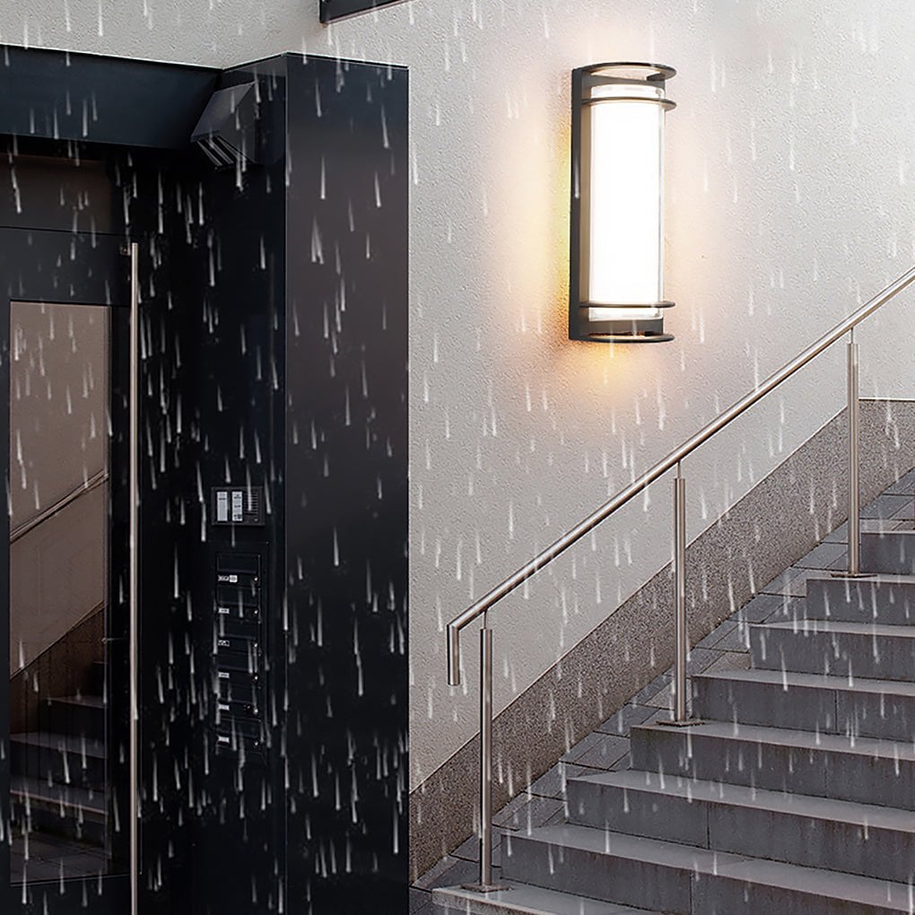 Outdoor Waterproof Double-layer Lampshade Gate Column Exterior Wall Sconces - Lumpaz