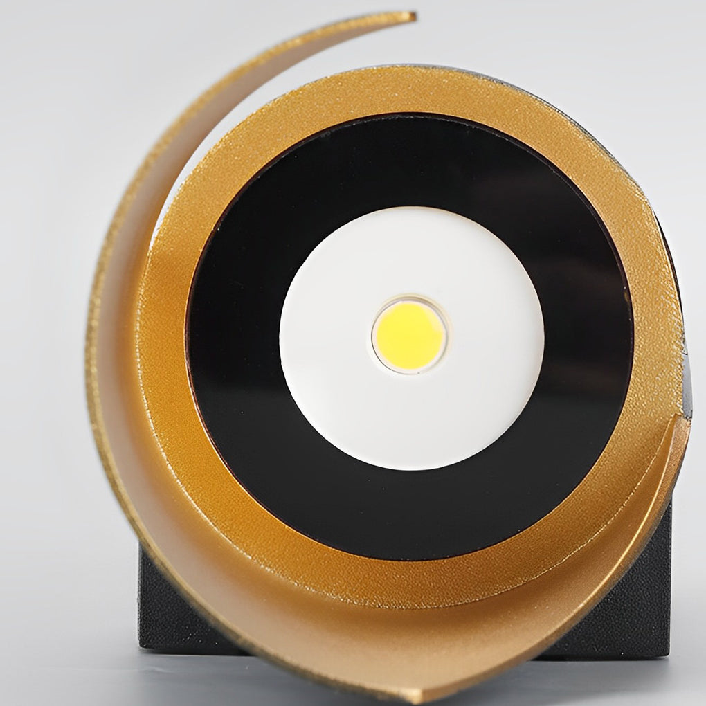 Circular Waterproof Up and Down Lighting COB Modern Outdoor Wall Lights - Lumpaz