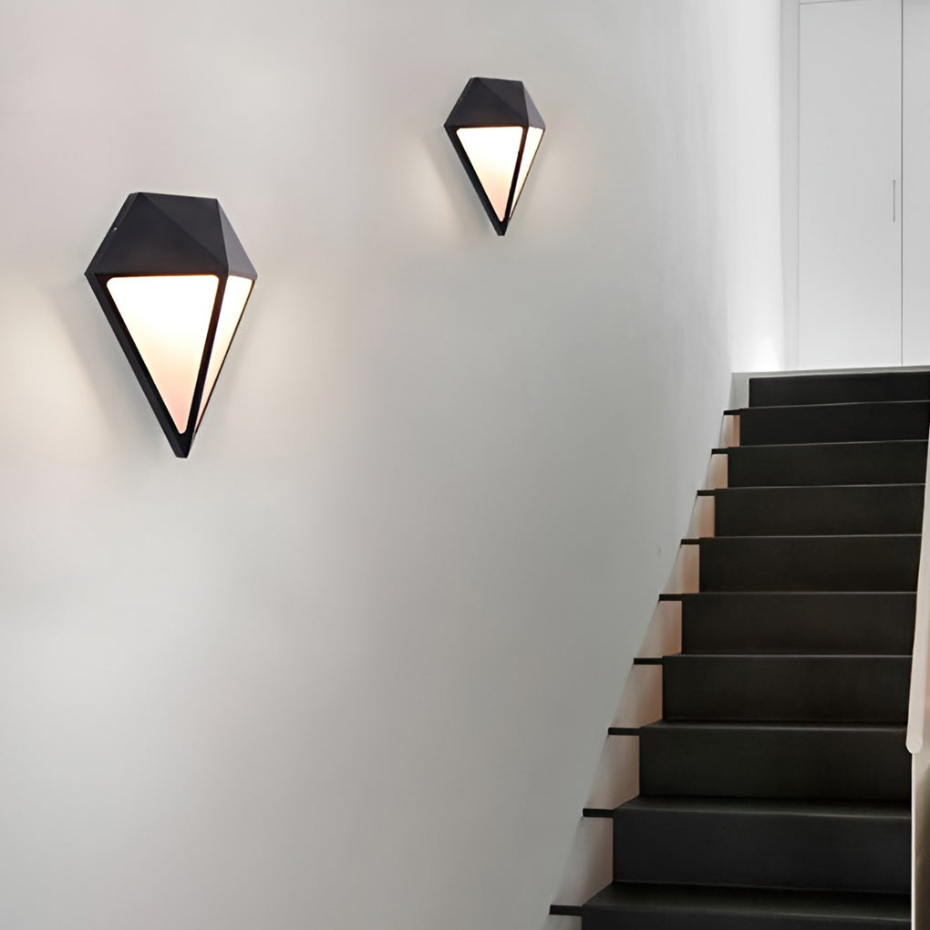 Creative Geometric LED Waterproof Modern Outdoor Wall Lamp Wall Lights Fixture - Lumpaz