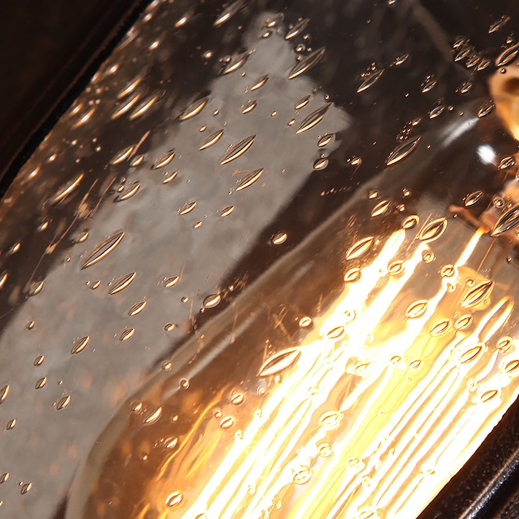 Retro Creative Waterproof Bubbles Glass Vintage Outdoor Wall Lights - Lumpaz