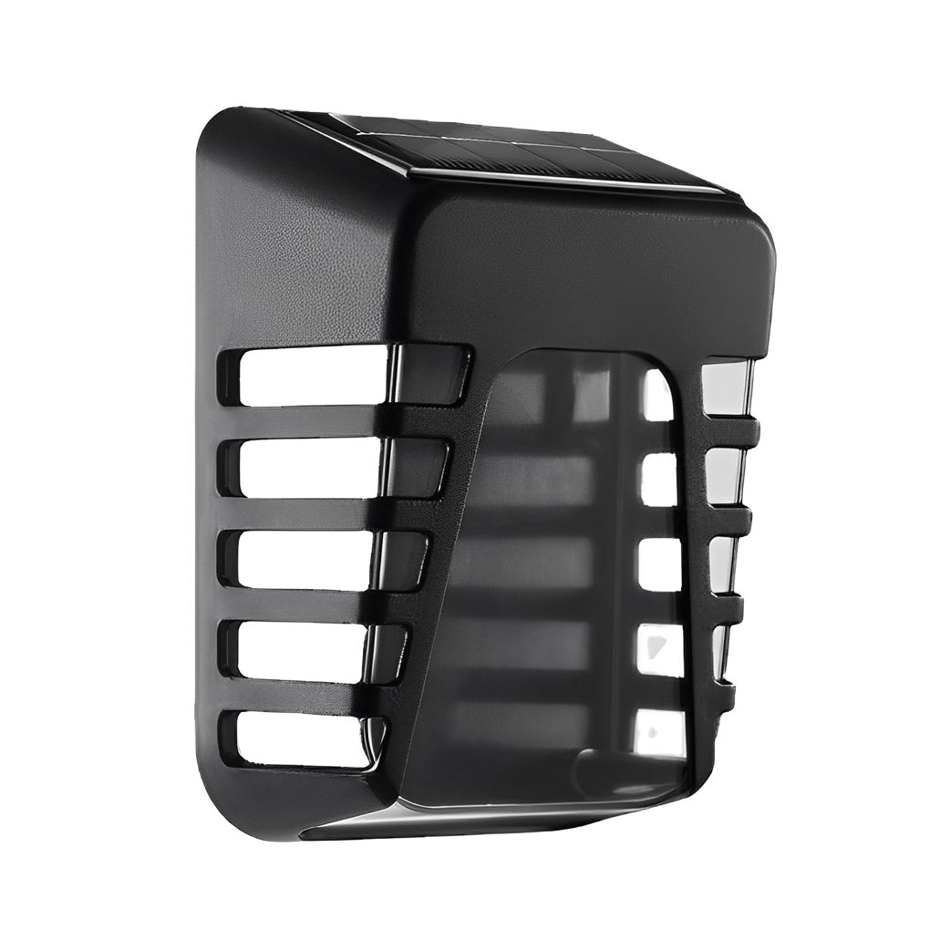 Waterproof Intelligent LED Black Modern Solar Outdoor Wall Lights - Lumpaz