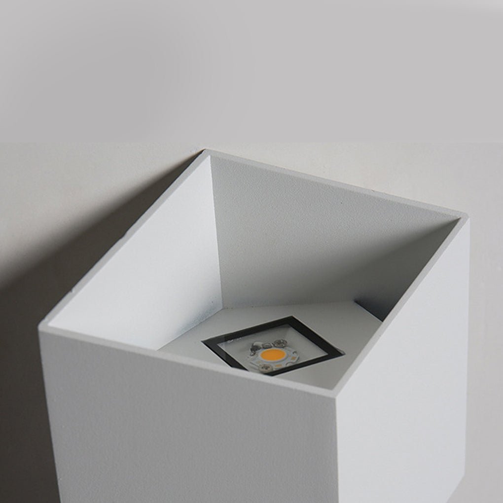 Square Waterproof up and down Lighting LED Modern Outdoor Wall Lights - Lumpaz