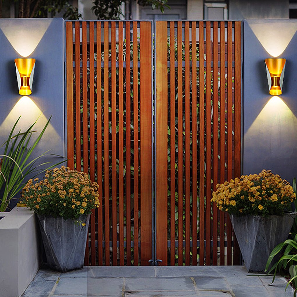 Unique Creative Up and Down Lights Outdoor Wall Lights Waterproof Wall Sconces Wall Lamp - Lumpaz