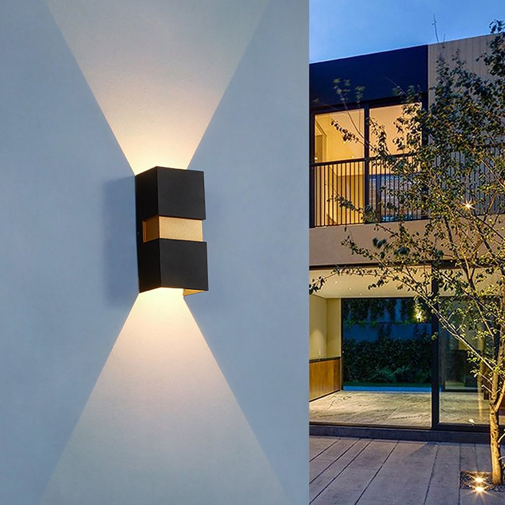 Modern Minimalist Outdoor LED Waterproof Wall Light for Villa Balcony Aisle Lighting - Lumpaz